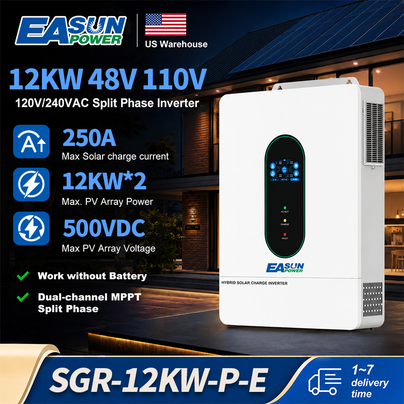 EASUN POWER 12KW Inverter Fase - Grid Tie Inverter Limiter 2000W ulasan dan harga